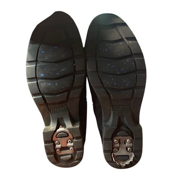 NexGrip Boots Ice Oslo 2 Winter Retractable Cleat Combine Black Womens 8 Leather - Picture 9 of 14